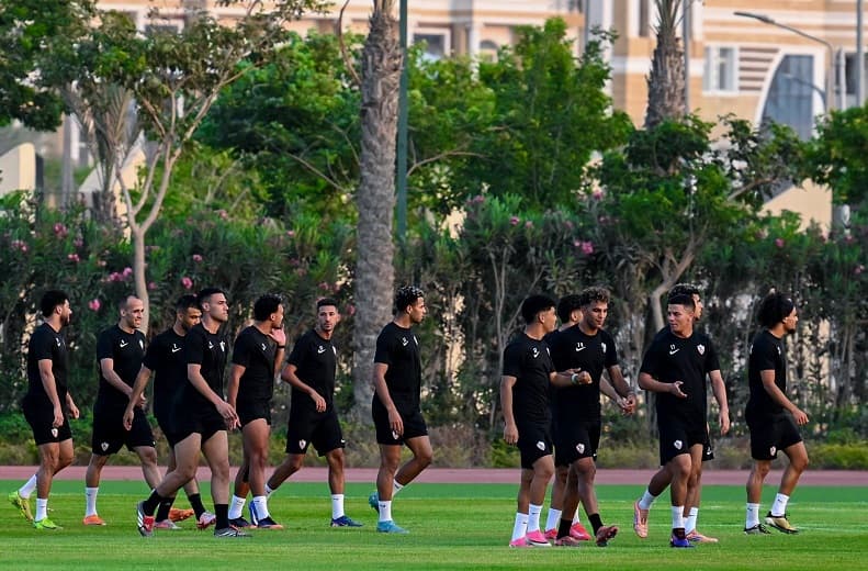 الزمالك يختتم استعداداته لمباراة السويس