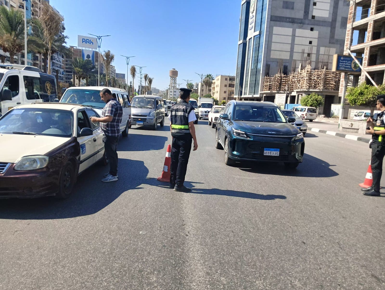 تسيير 190 مخالفة مرورية في الغربية