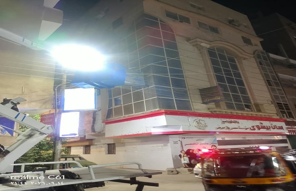 محافظ سوهاج يوجه تحسين إنارة أخميم