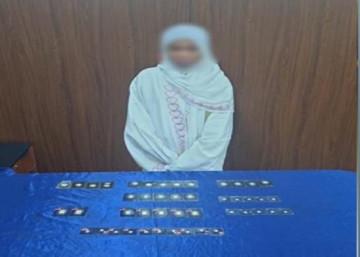 سيدة أجنبية تسرق مجوهرات بالجيزة