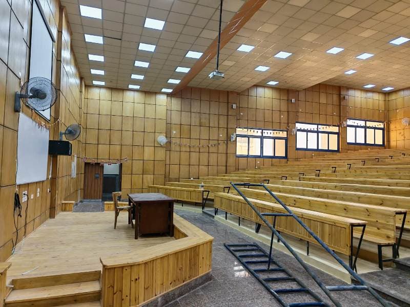 تحضيرات جامعة سوهاج لتحسين المنشآت قبل الدراسة