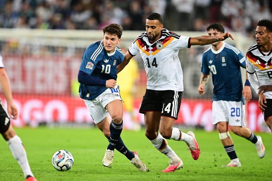اليونان تفوز على ألمانيا في دوري الأمم