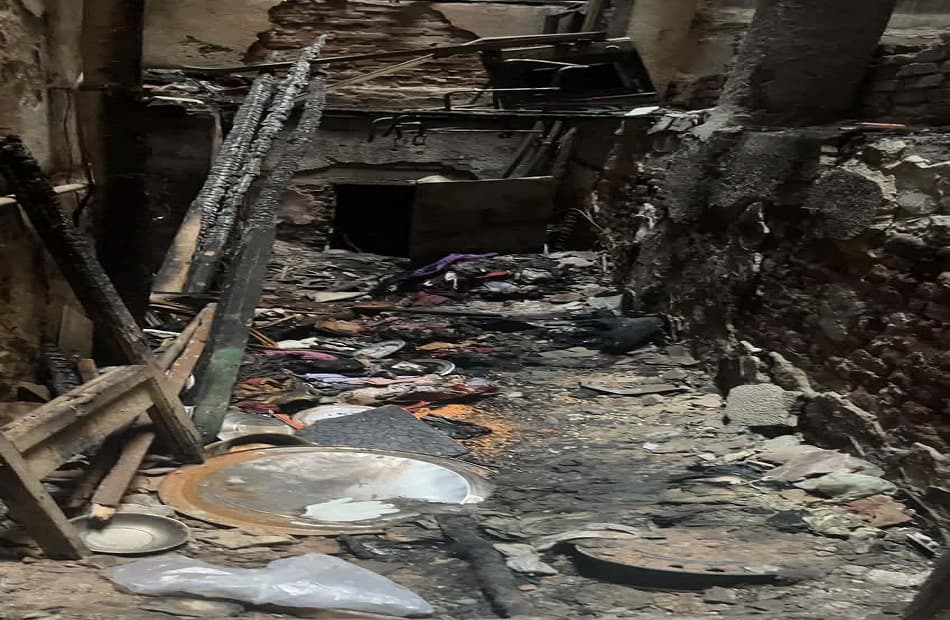 حريق أسرة في العريش يودي بحياة 4 ويصيب الأب