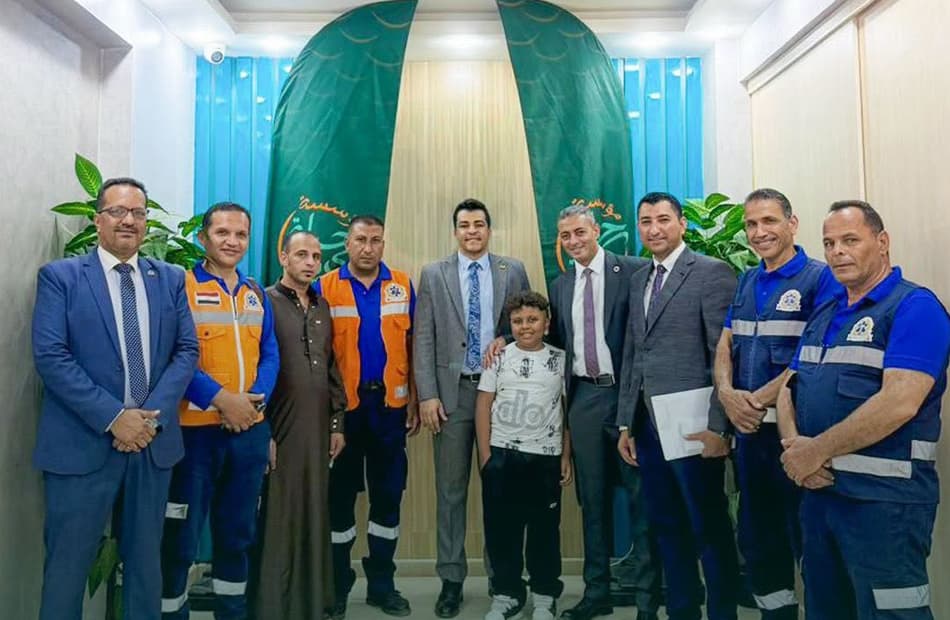 تكريم أبطال الإسعاف والطفل محمد رجب