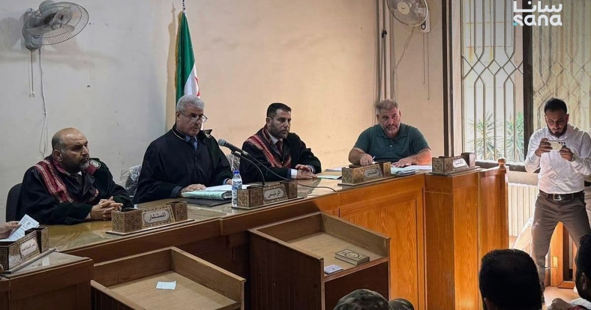 Syrian Army Members Face Court over Coastal Events