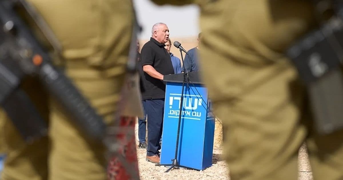 Israeli opposition candidate Eisenkot avoids "peace"