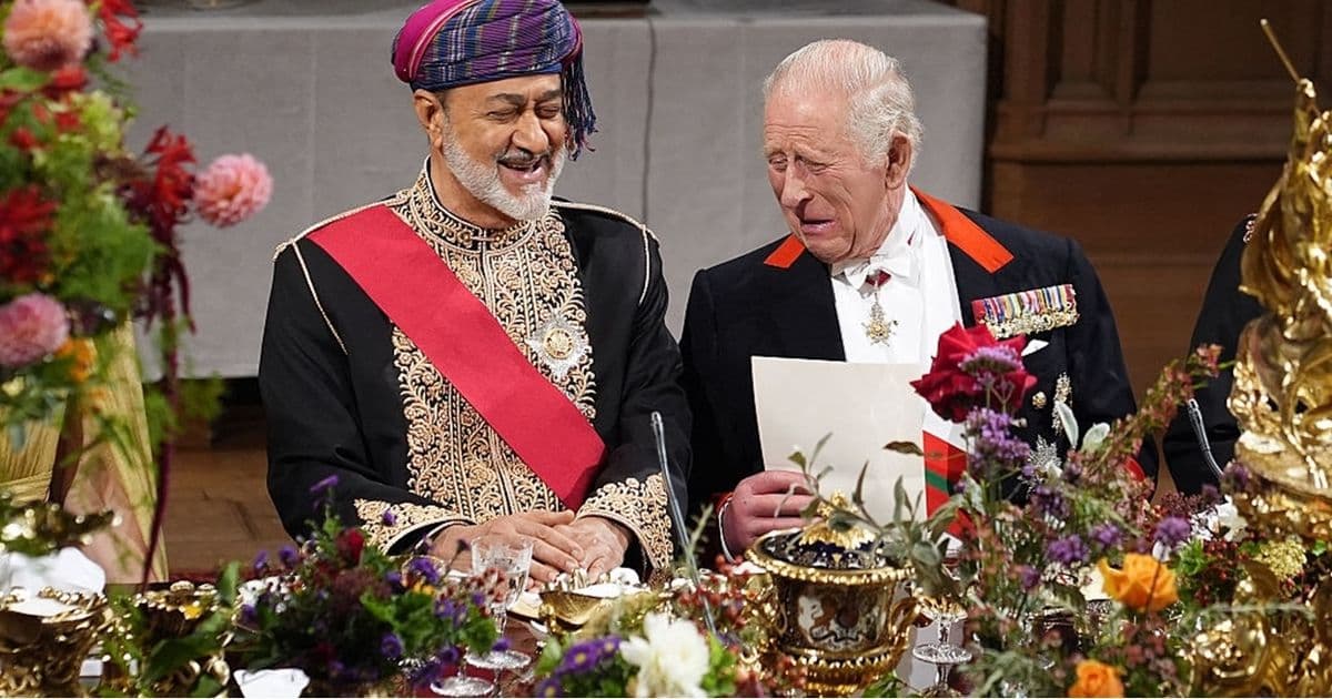 King Charles hosts Sultan of Oman and shares hadith