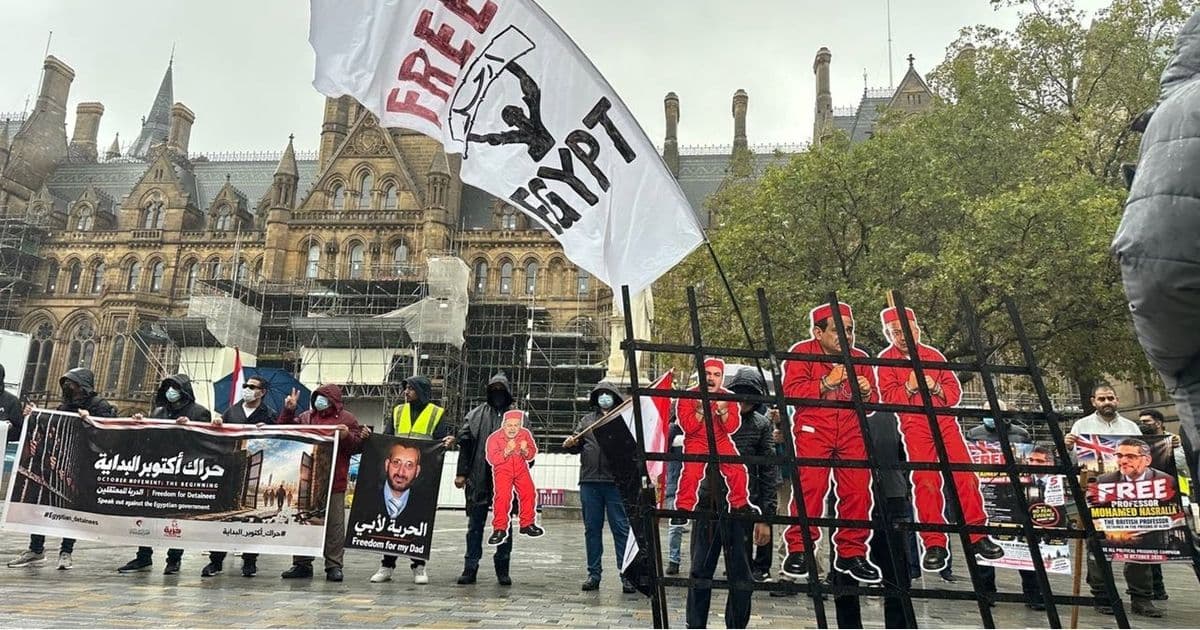 Protest aligns with Egyptian detainees