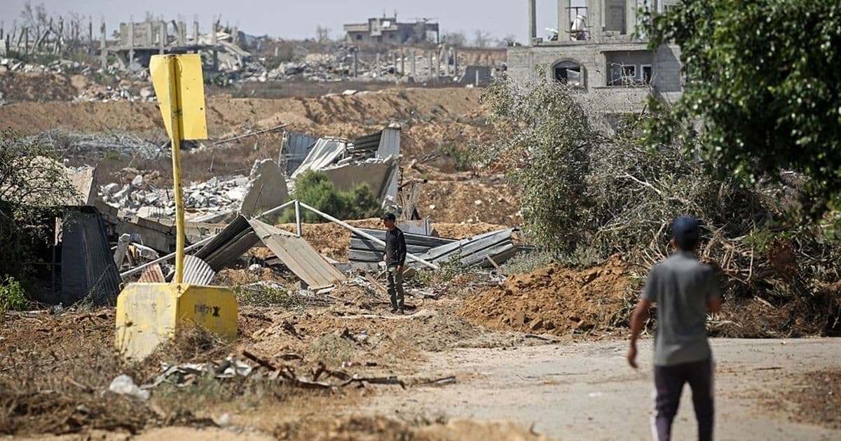 Yellow Israel line signals Gaza division