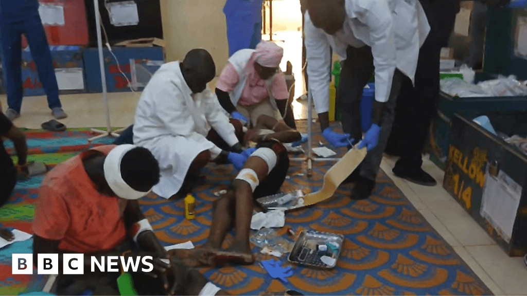Sudan army drones strike mourners and market killing over 200