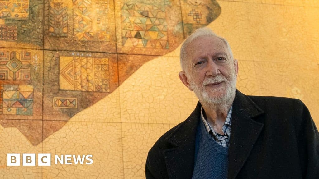 Funeral for Palestinian artist Sliman Mansour