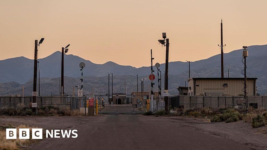 Nevada Fire Near Area 51 Continues