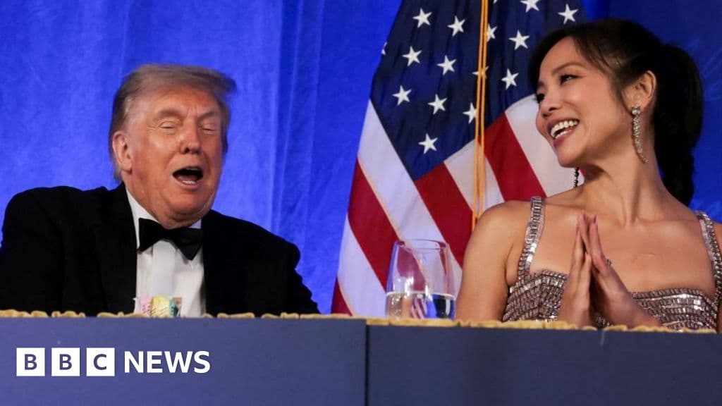 Trump mocks press at White House Dinner