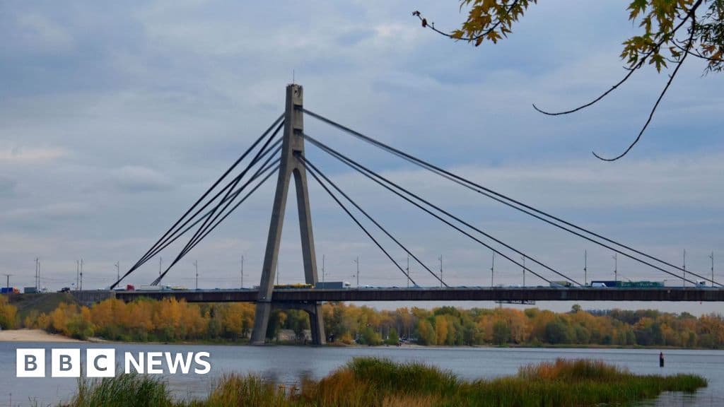 Russia hits second key Kyiv bridge
