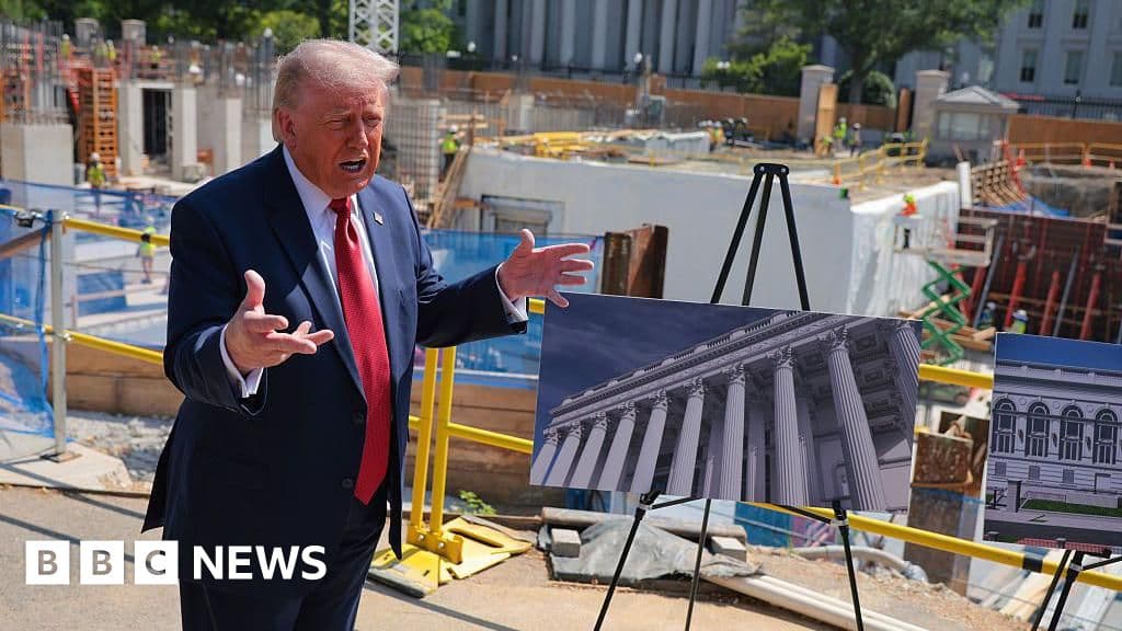 Trump seeks Supreme Court approval for White House ballroom work