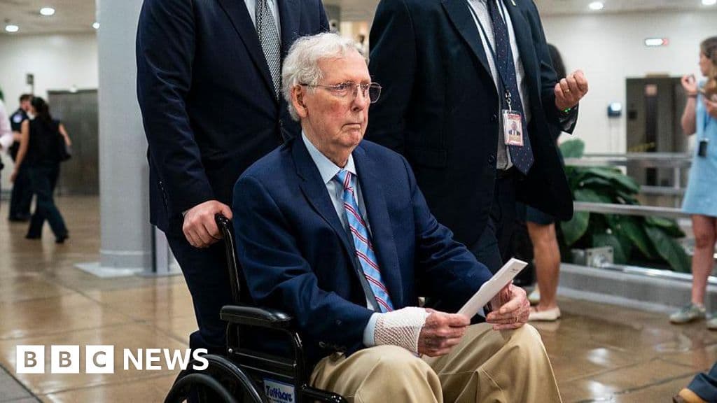 Mitch McConnell leaves rehab for home