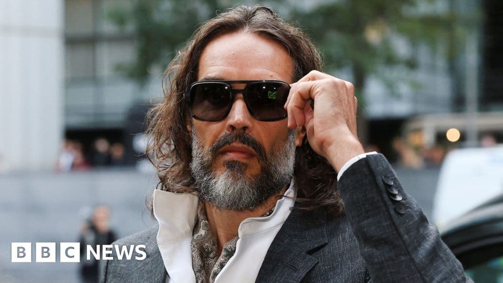 Russell Brand Appears in Court for Rape Trial