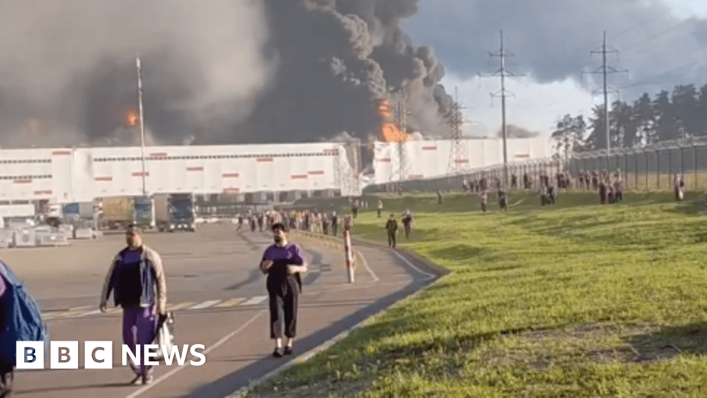 Russian warehouses targeted by Ukrainian strikes