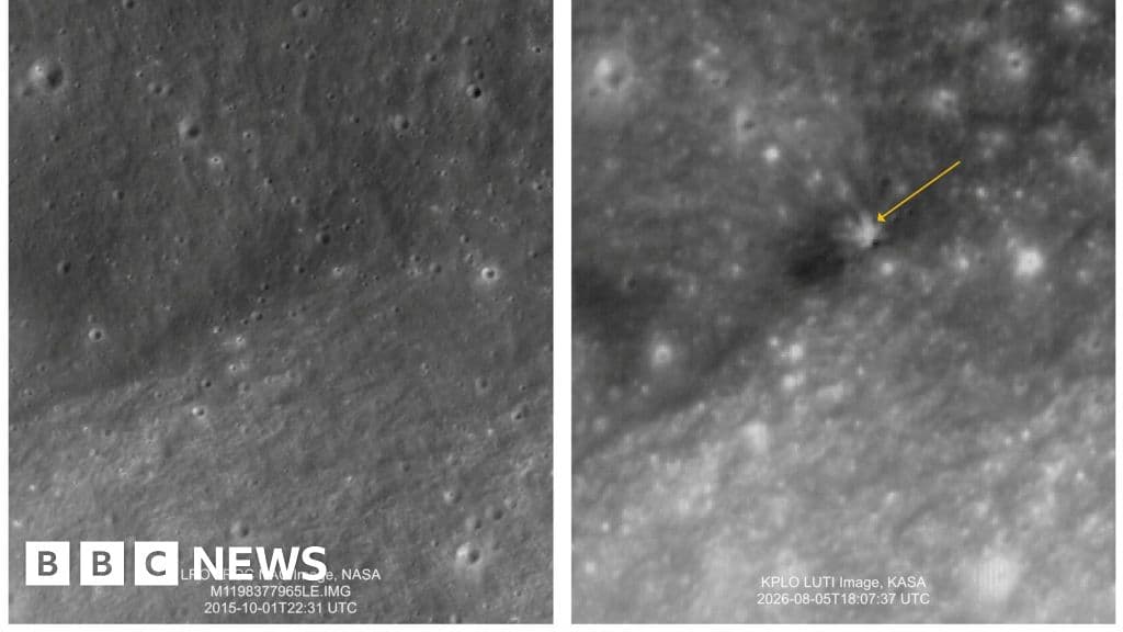 S. Korea shares Moon images post SpaceX debris