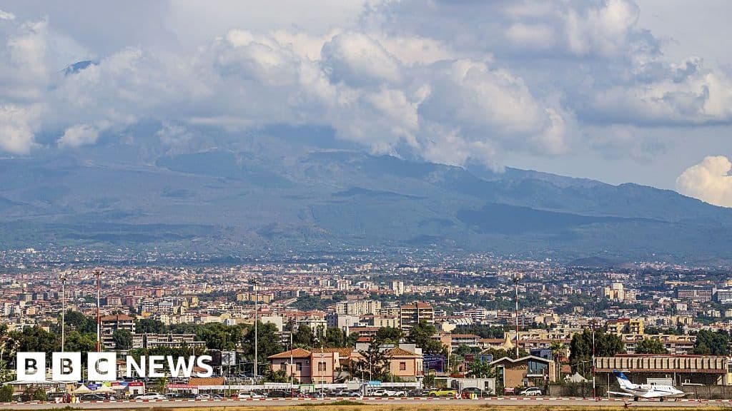 Eruption halts flights at Catania