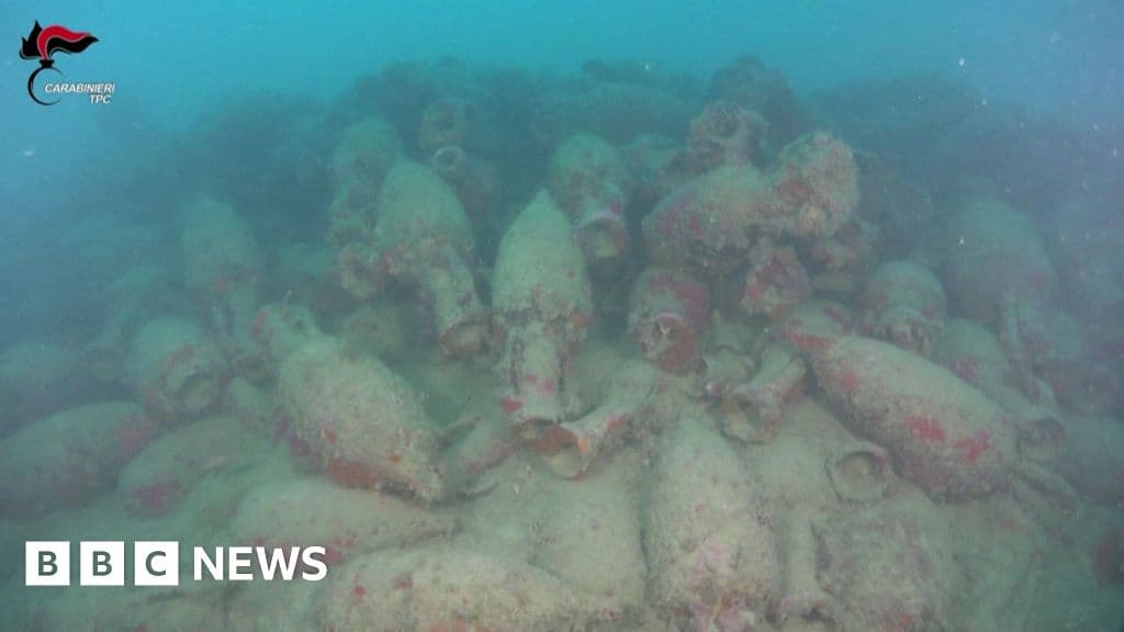 Roman shipwreck found near Sicily