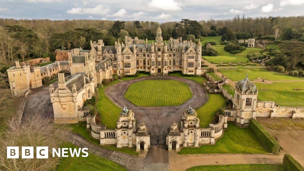 Exclusive view of Harlaxton Manor
