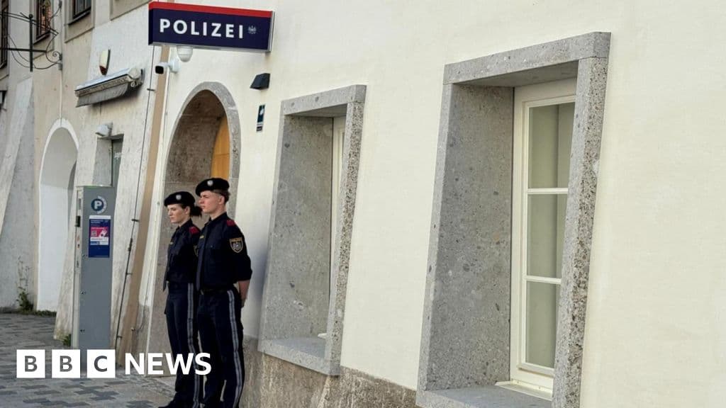 Austrian police station at Hitler's birthplace