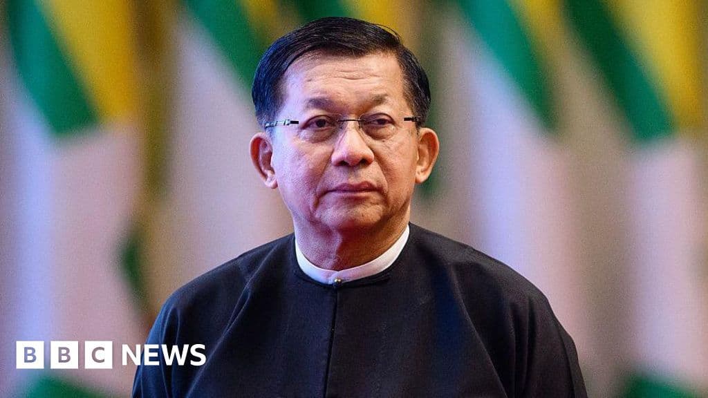 Myanmar's Min Aung Hlaing visits Thailand
