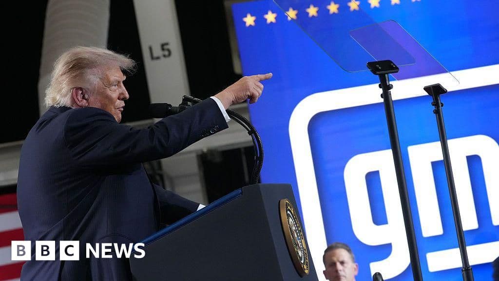 Trump defends tariffs amid Michigan tensions
