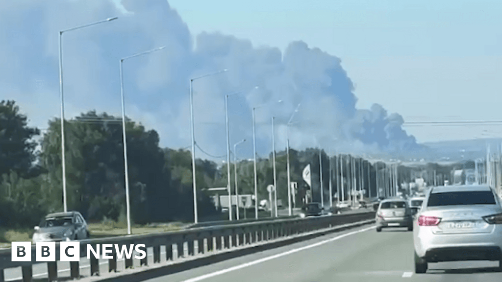Ukraine strikes Russian oil facility and airfield