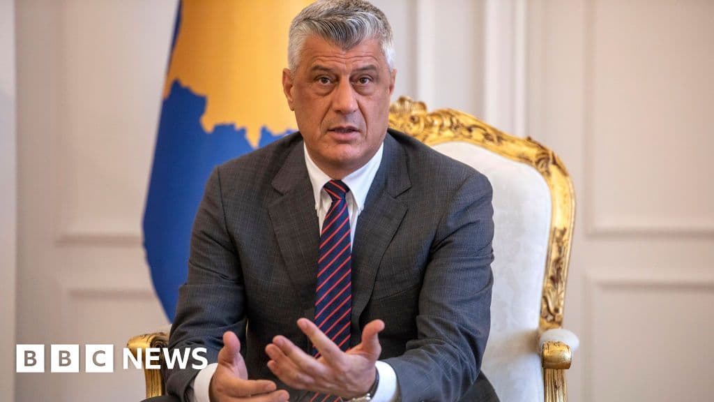 Kosovo ex-president receives 25-year sentence