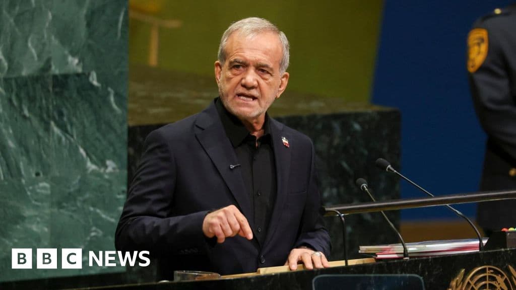 Iran's president rejects submission to Trump