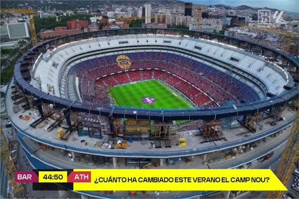 مباراة برشلونة وبلباو تبدأ مع حمزة على دكة البدلاء