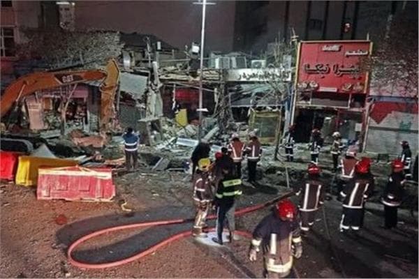 انفجار في خط غاز بمشهد دون خسائر