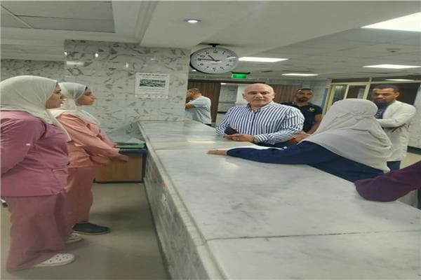وكيل صحة الجيزة يزور مستشفى شبرامنت