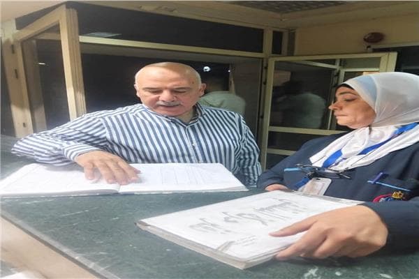 وكيل الصحة بجنوب الجيزة يزور أبو النمرس