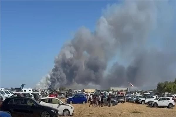 تحطم طائرة عسكرية يونانية في عرض جوي