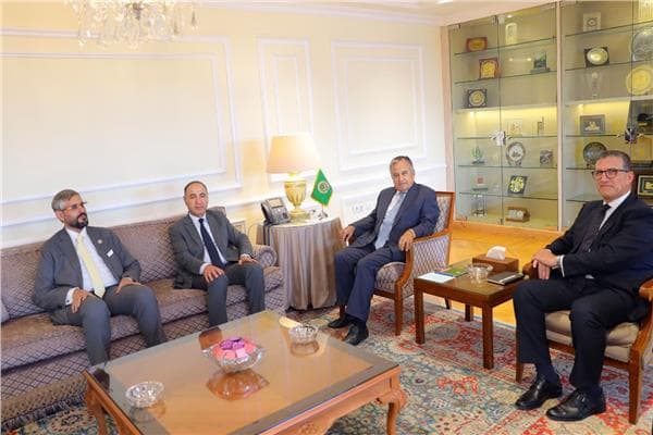 الأمين العربي يناقش مع وزير ليبيا مستقبل التوافق والعملية السياسية