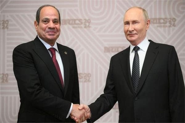 السيسي يلتقي بوتين على هامش البريكس