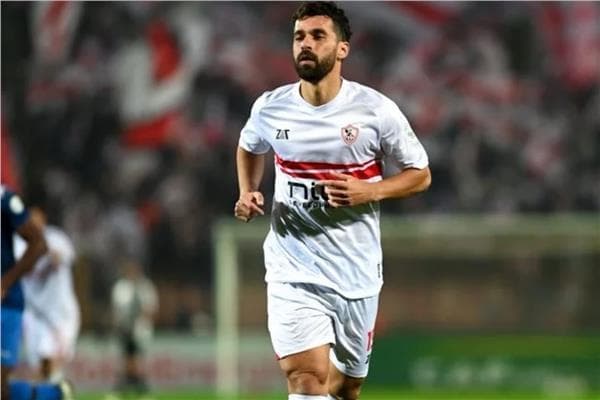 عبد الله السعيد يحرز هدفين للزمالك