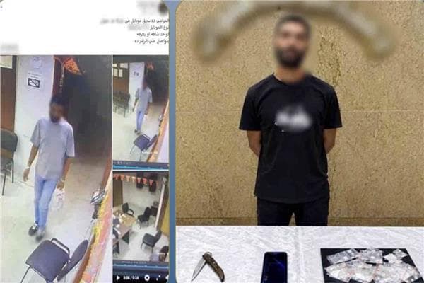 سرقة هاتف من موظفة وضبط المشتبه به بحلوان