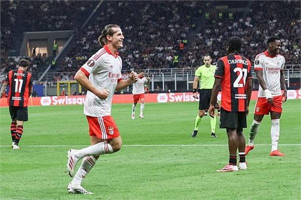 الدوري الأوروبي بنفيكا يتفوق على الميلان