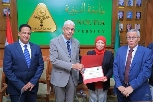 جامعة المنوفية تكرم الفائزين بمونديال ريادة الأعمال