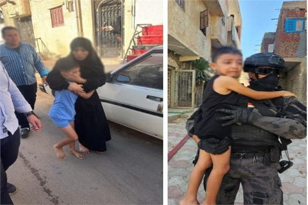 عملية إنقاذ أسرة من تاجر مخدرات بمطروح