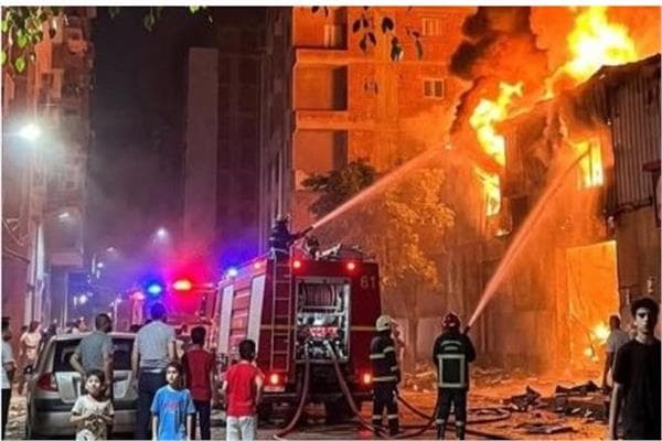 البترول تؤكد السيطرة على حريق بشركة الإسكندرية