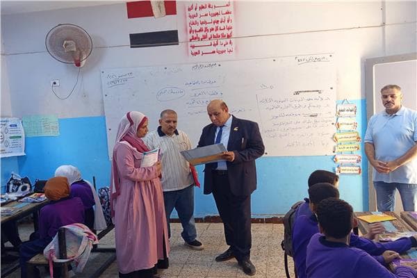 مدير أوسيم يتابع انتظام الدراسة في برطس