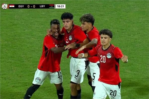 تقدم منتخب الشباب على ليبيا في الشوط الأول