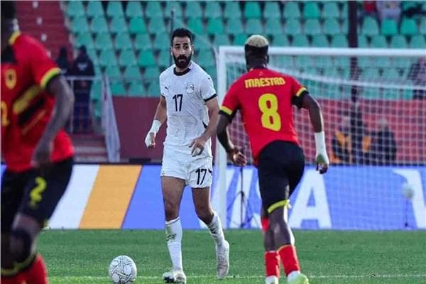 مباراة مصر وأنجولا تبدأ في تصفيات أفريقيا