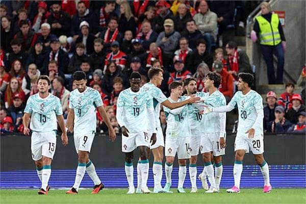البرتغال يتفوق على النرويج في الشوط الأول