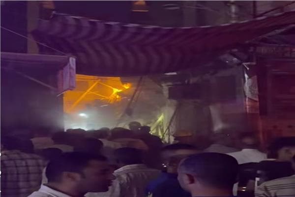 انهيار منزل في المنيا والحماية المدنية تتدخل